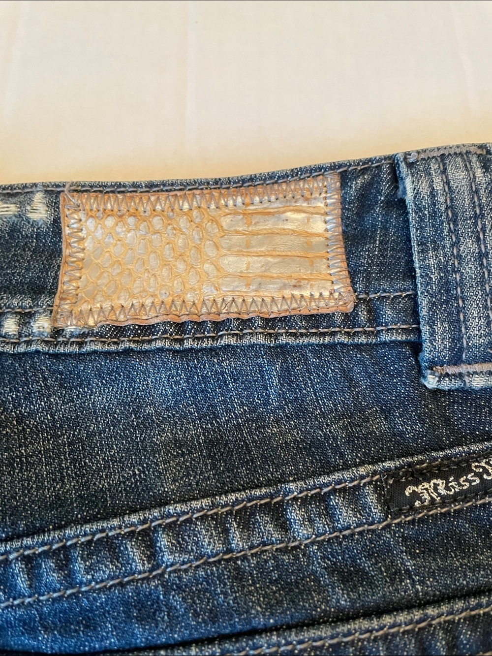 Miss Me Dark Blue Straight Leg Jeans - Picture 10 of 11